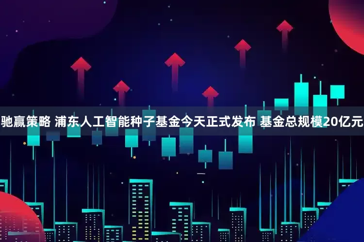 驰赢策略 浦东人工智能种子基金今天正式发布 基金总规模20亿元